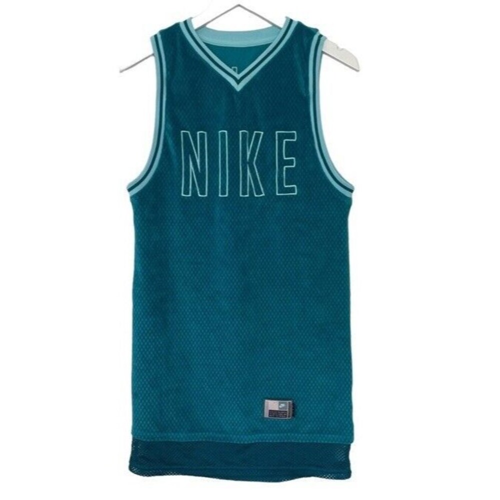 NIKE Dress Serena Williams Design Crew Tennis Velour Jersey Sporty Streetwear XS